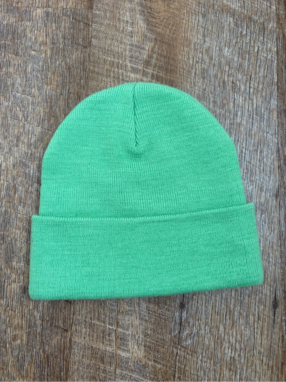 Monki Kids Bright Green Knit Beanie
